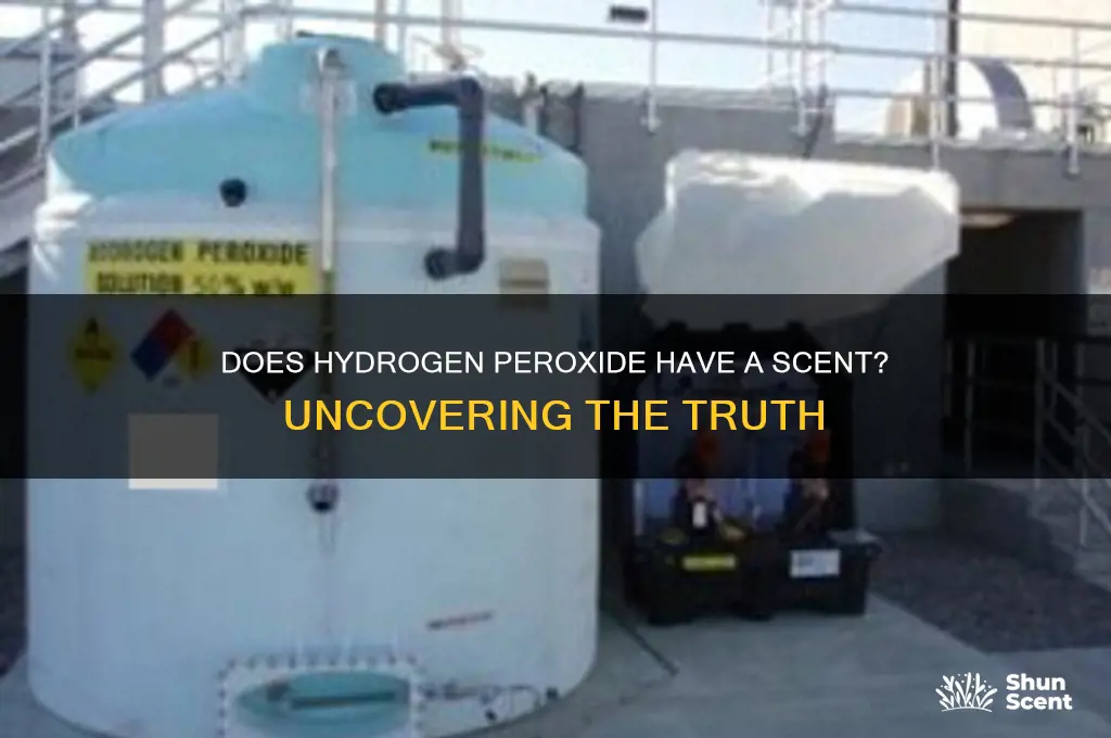 does hydrogen peroxide have a scent