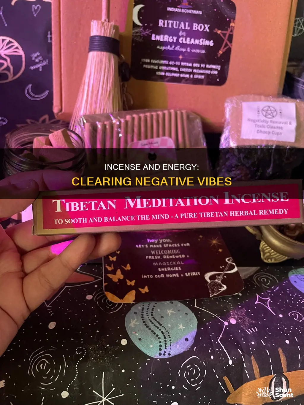 does incense clear bad energy