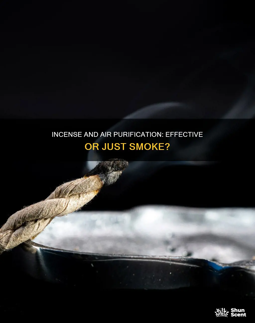 does incense clear the air