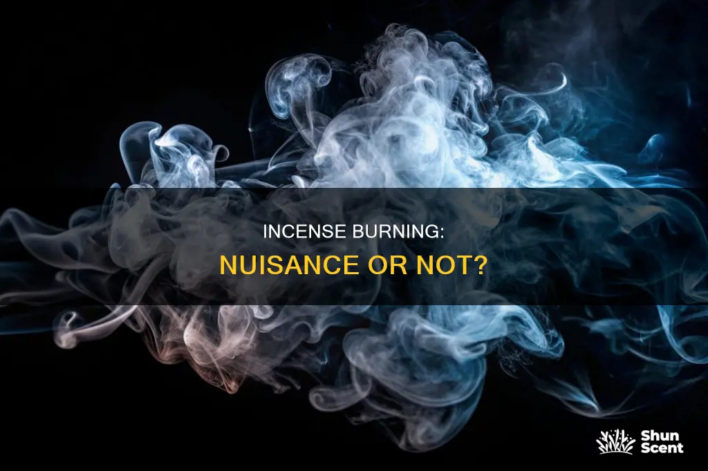 does incense fall within noxious offensive activity provision