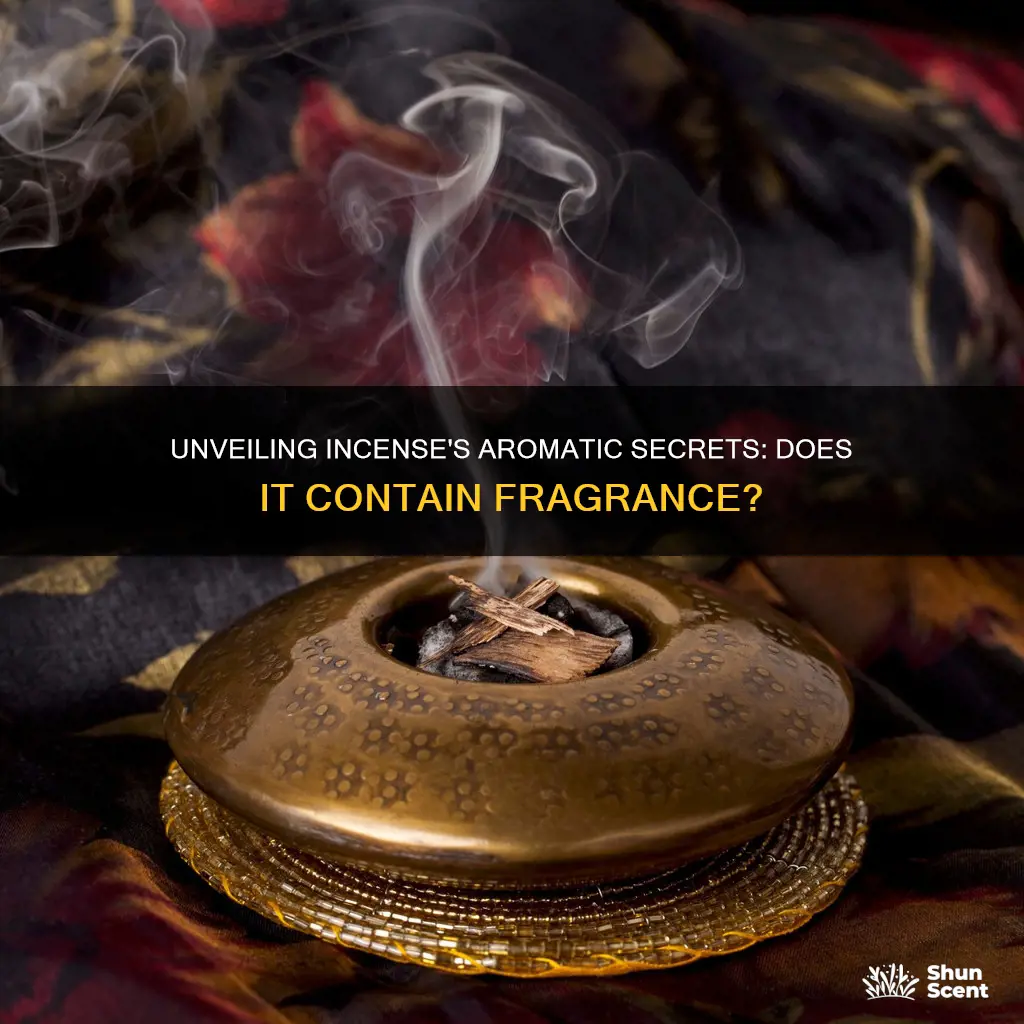 does incense gave fragrance in it