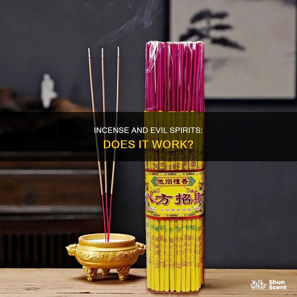 does incense get rid of bad spirits