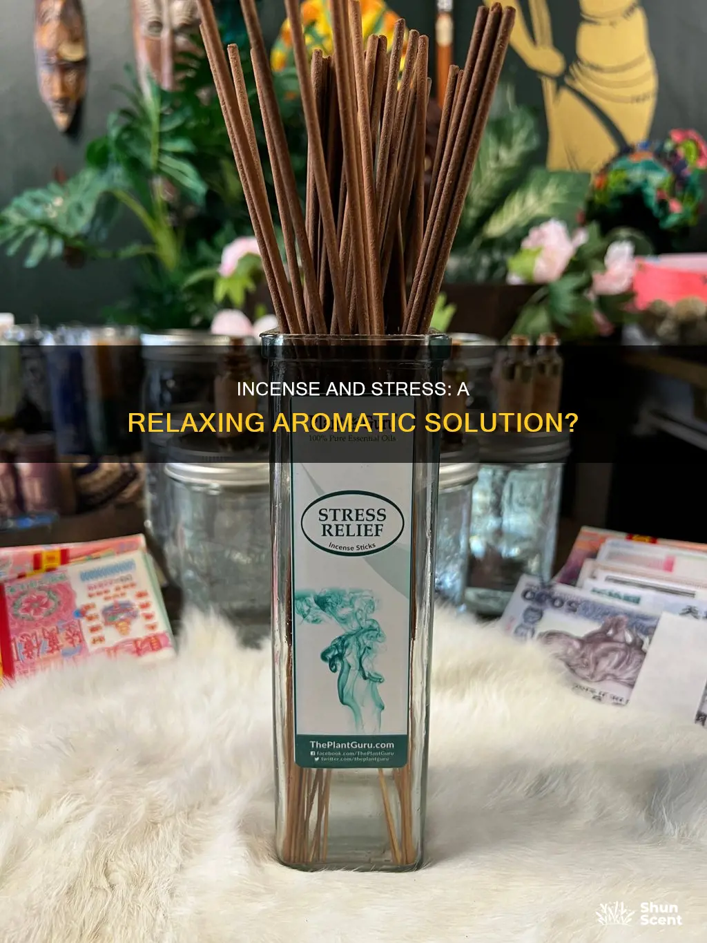 does incense help with stress