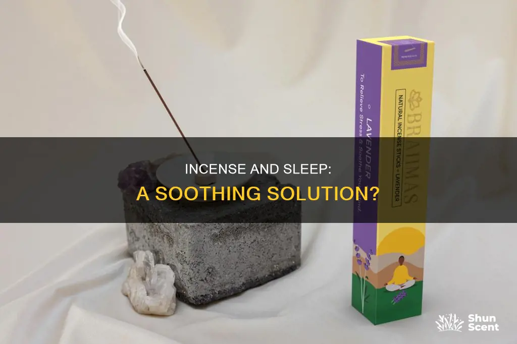 does incense help you sleep