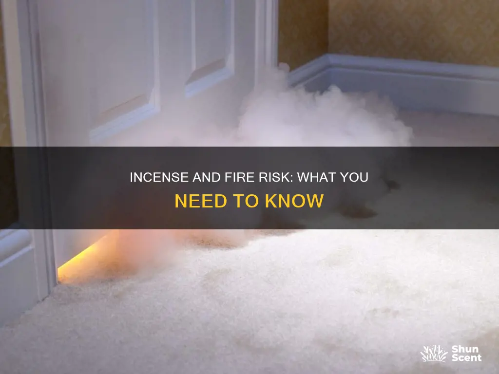 does incense increase fire risk