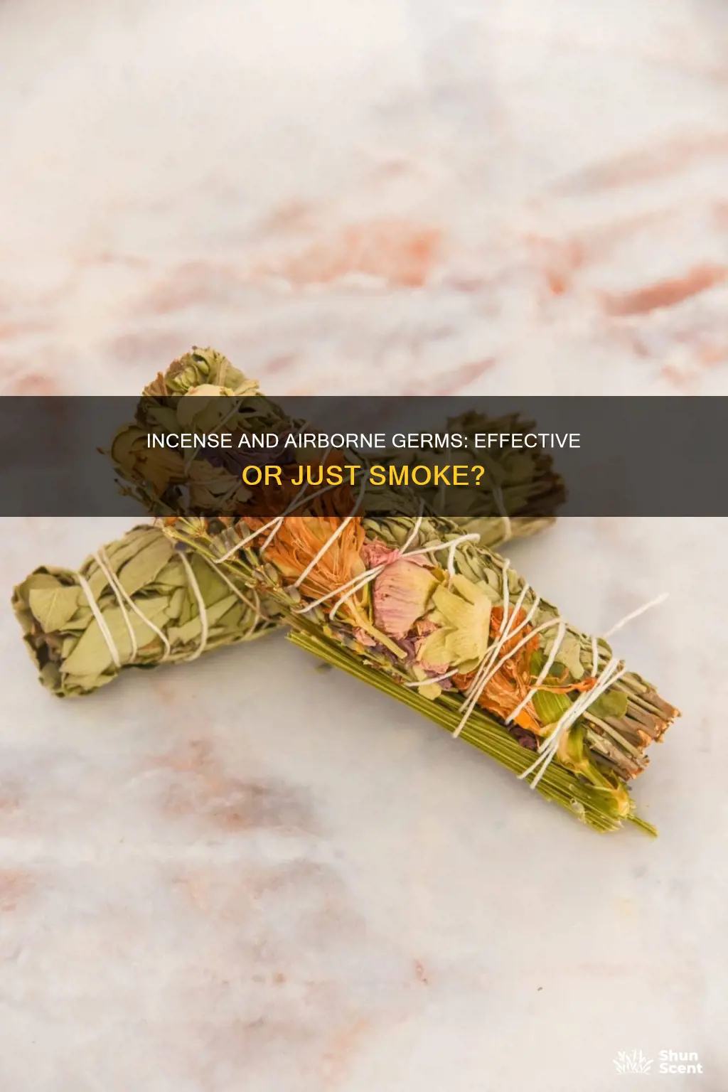 does incense kill airborne germs
