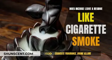 Incense vs Cigarettes: The Residue Reality
