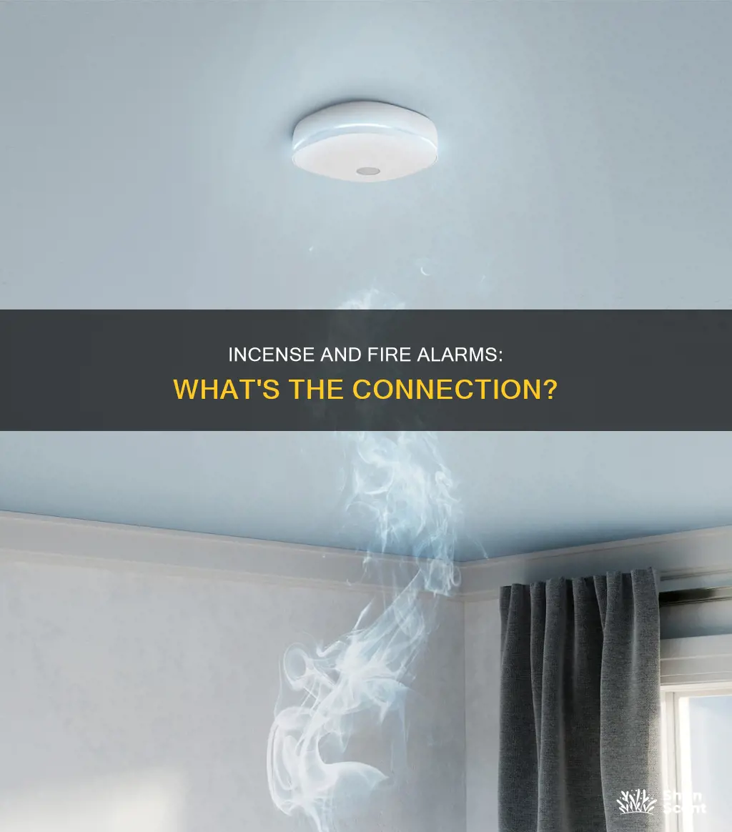 does incense make the fire alarm go off