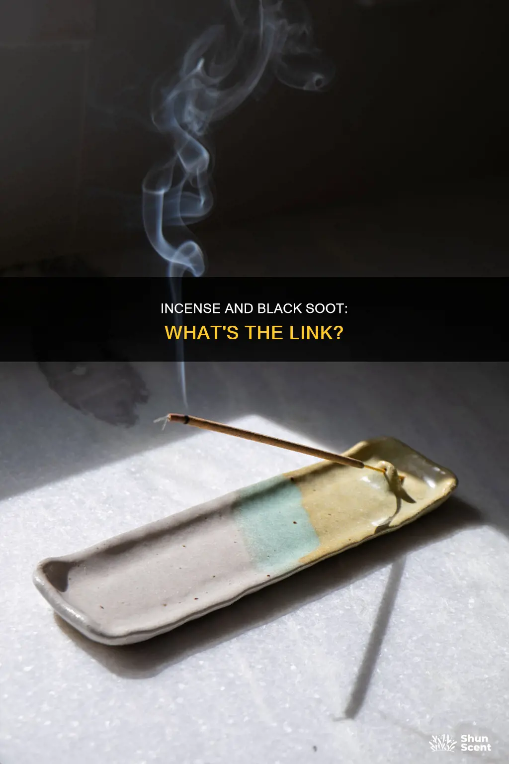 does incense produce black sot