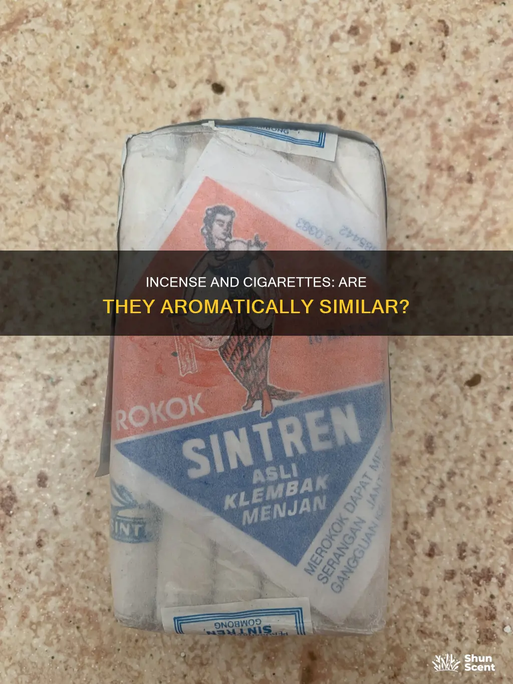 does incense smell like cigarettes