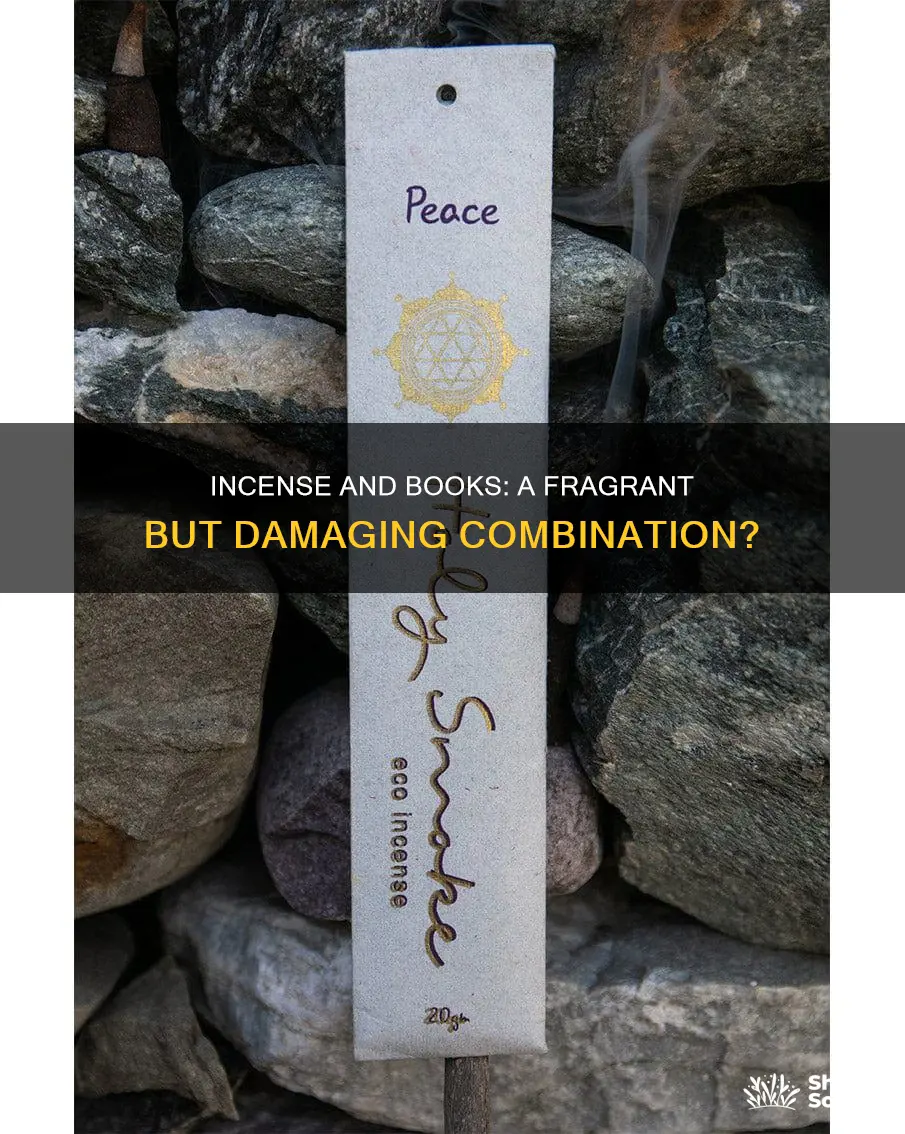 does incense smoke damage books
