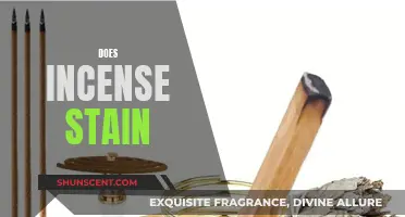 Incense Burning: Staining Surfaces and Possible Solutions