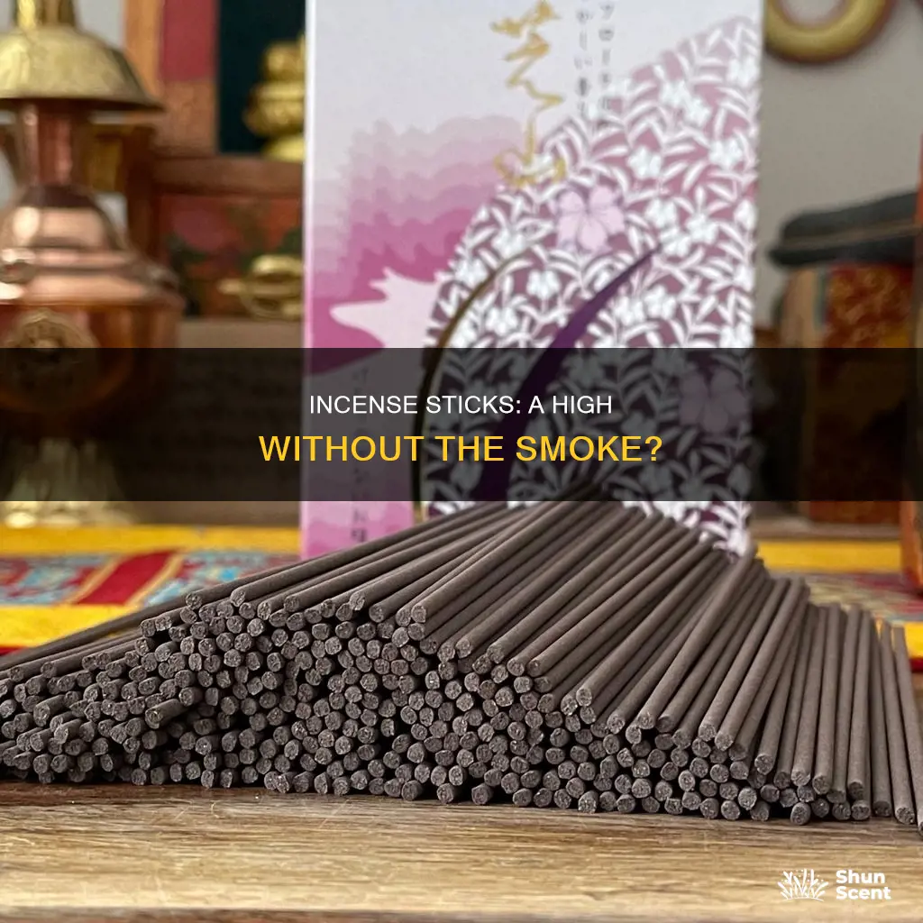 does incense sticks get you high