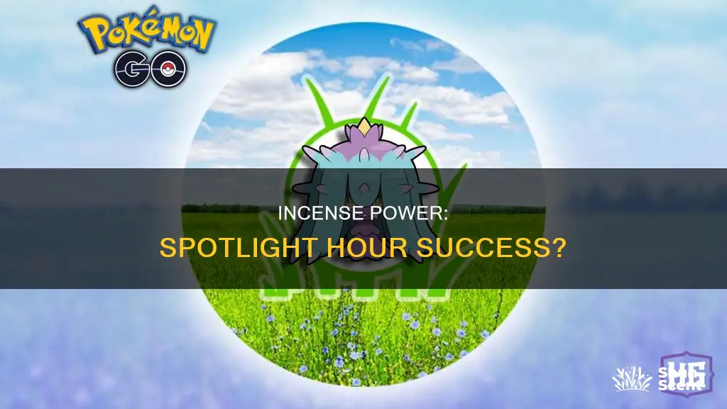 does incense work on spotlight hour