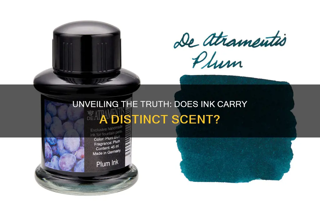 does ink have a scent