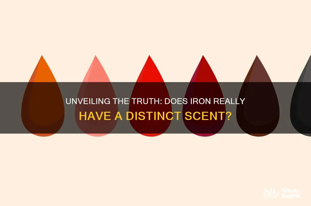 does iron have a scent