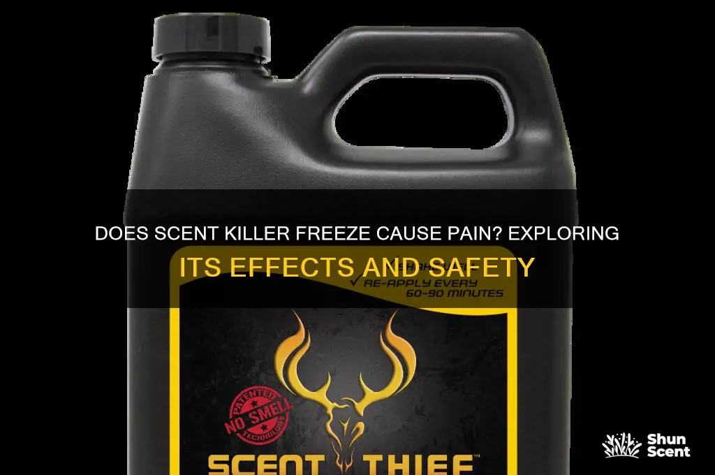 does it hurt scent killer freeze