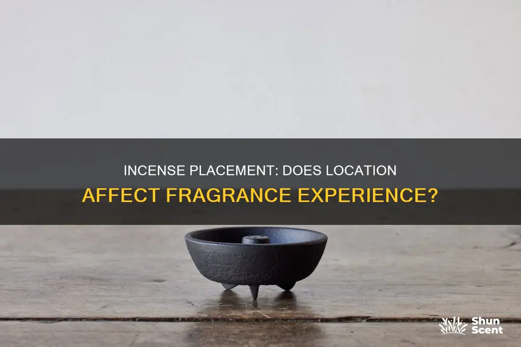 does it matter where you use incense