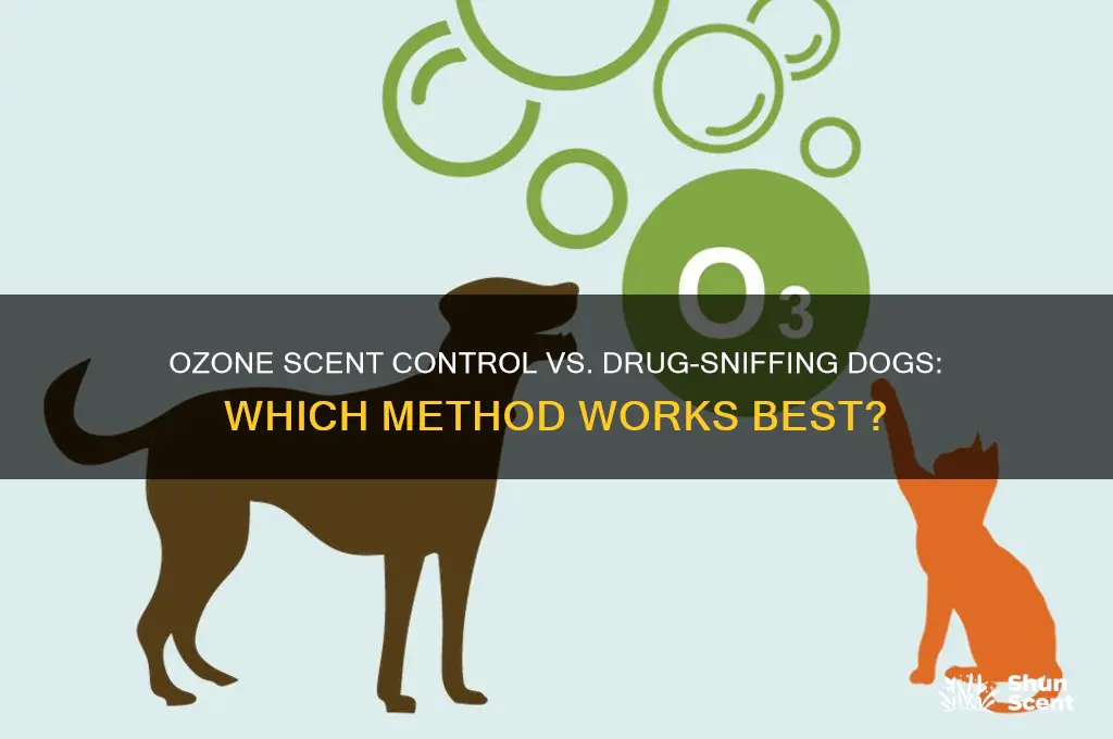 does it work ozone scent control vs drug-sniffing dog
