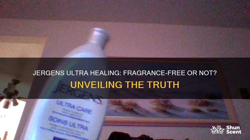 does jergens ultra healing have fragrance