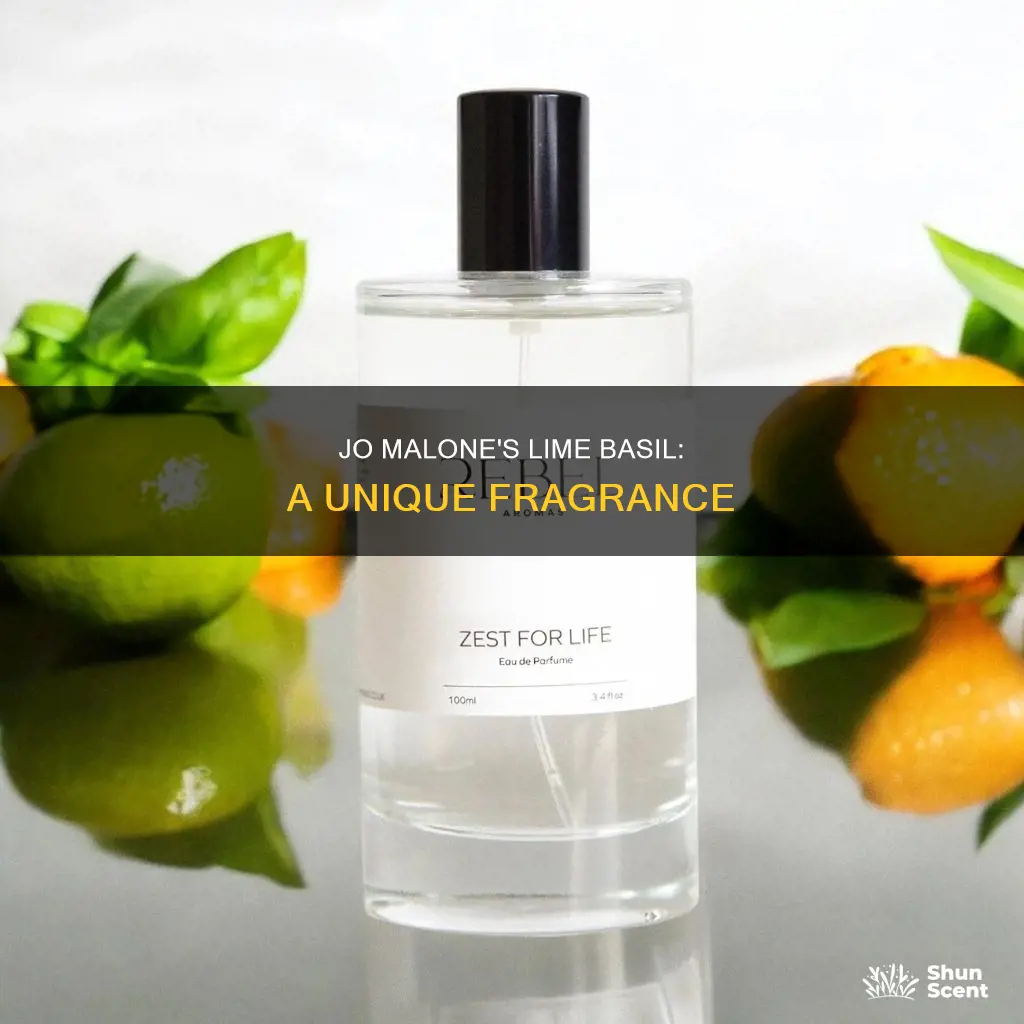 does jo malone not make just a lime basil perfume