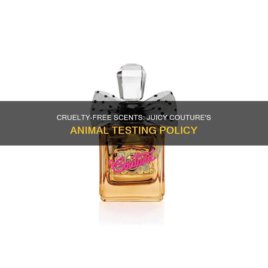 does juicy couture perfume test on animals