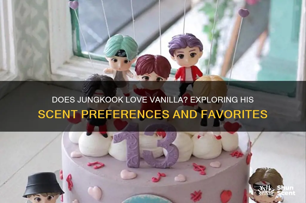 does jungkook like vanilla scent