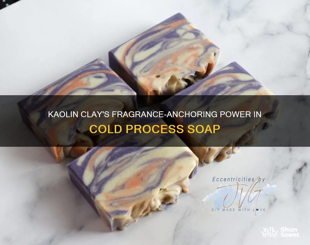 does kaolin clay anchor fragrance in cold process soap