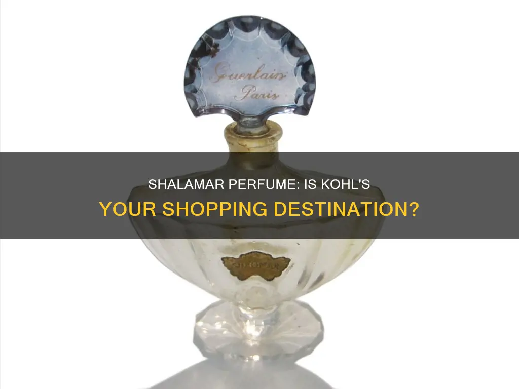 does khols have shalamar perfume