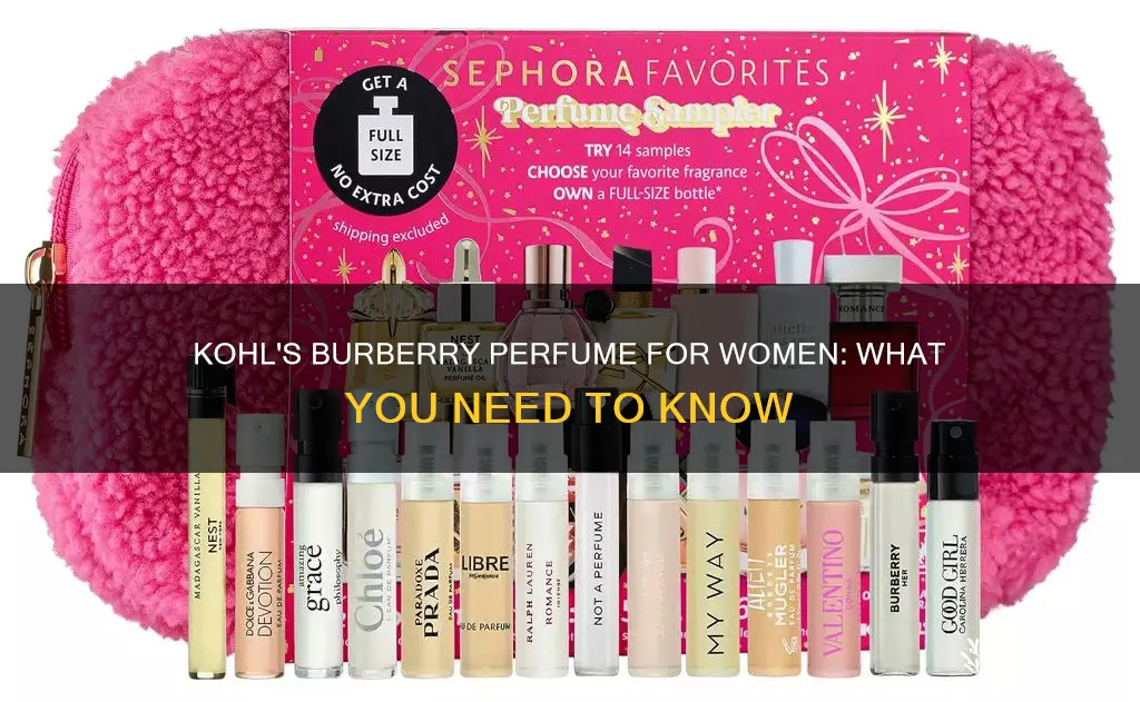 does kohls carry burberry perfume for women