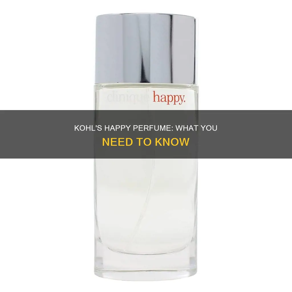 does kohls carry happy perfume