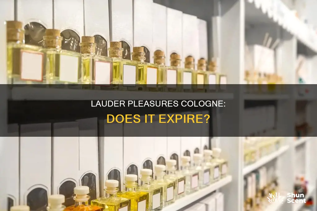 does lauder pleasures cologne expire