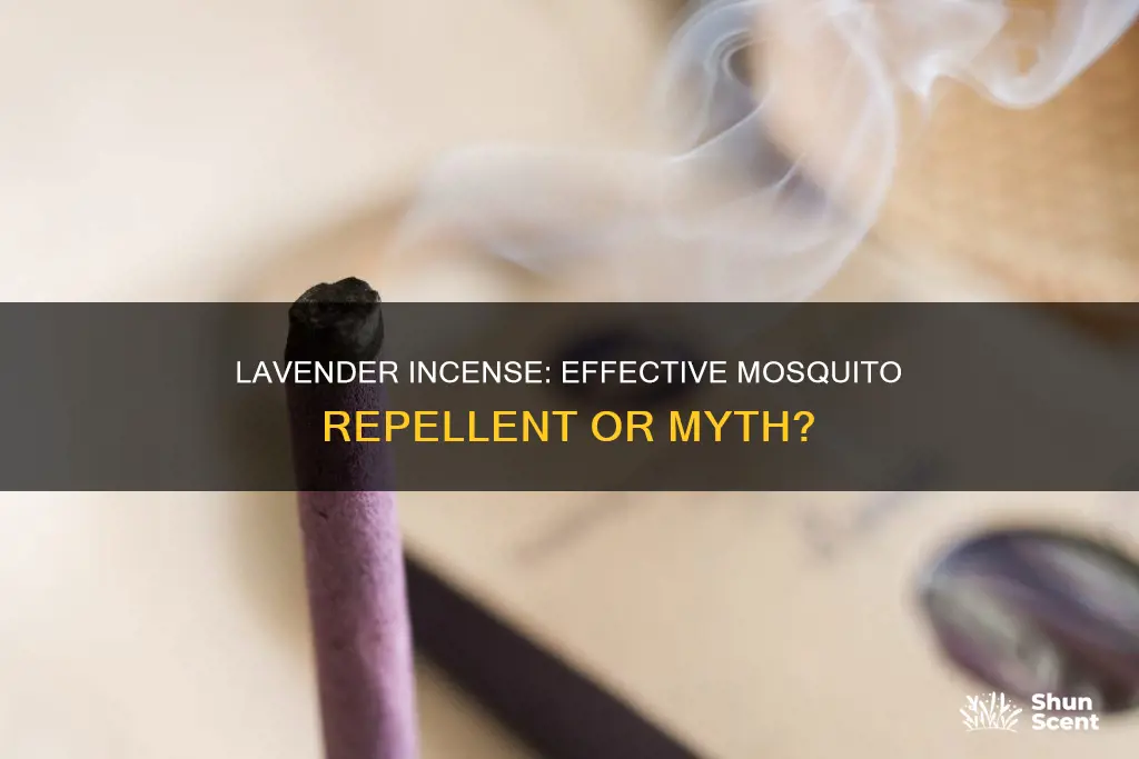 does lavender incense repel mosquitoes