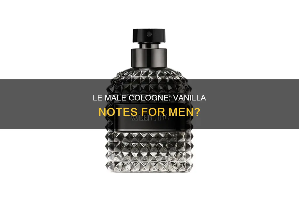 does le male cologne have a vanalia smell