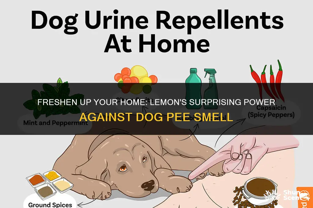 does lemon kill dog pee smell