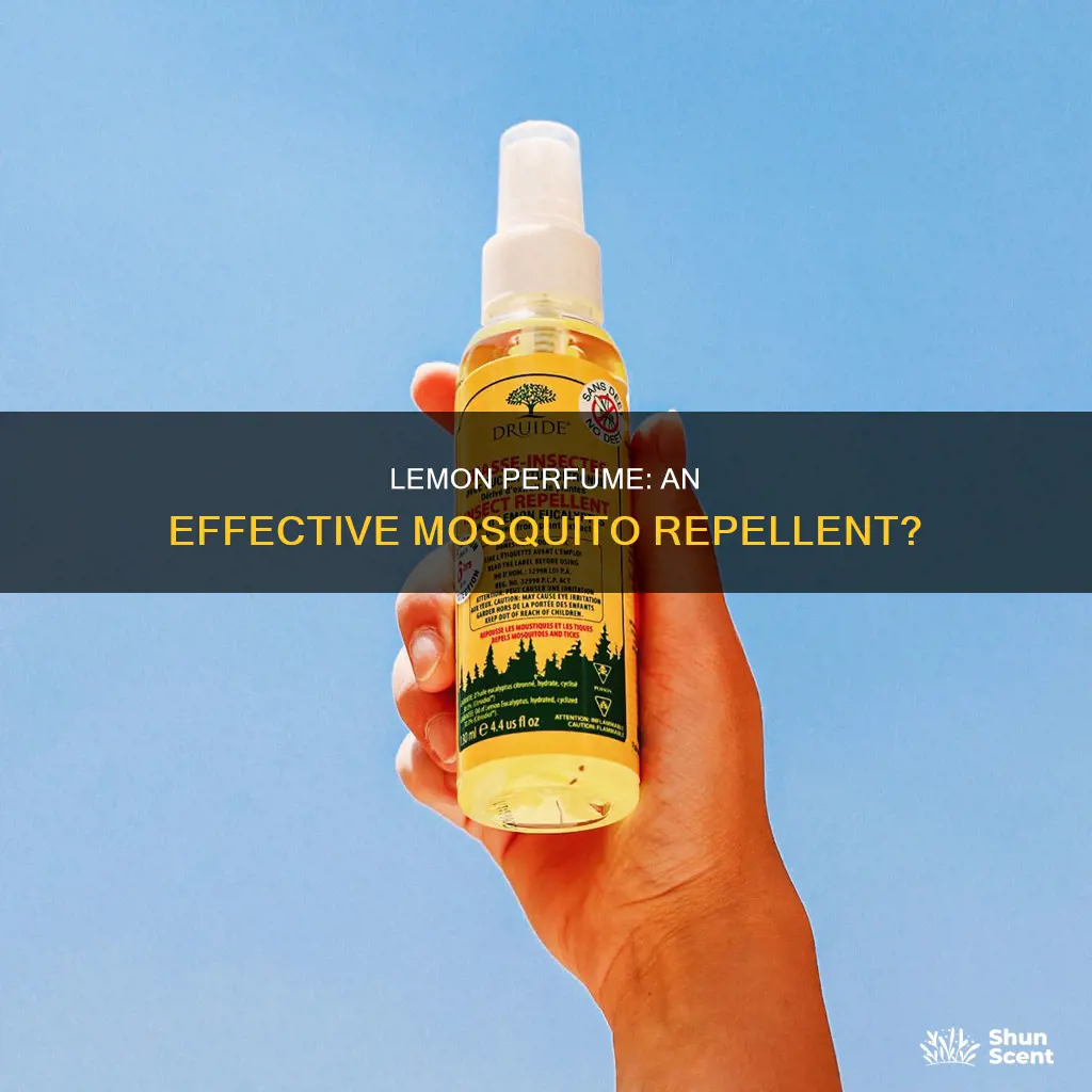 does lemon perfume keep mosquitoes away