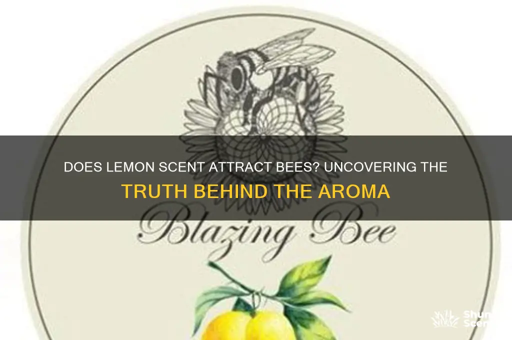 does lemon scent attract bees