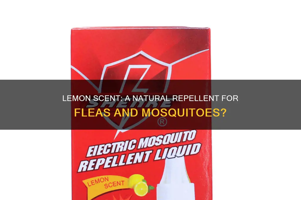 does lemon scent effectively run fleas and mosquitoes
