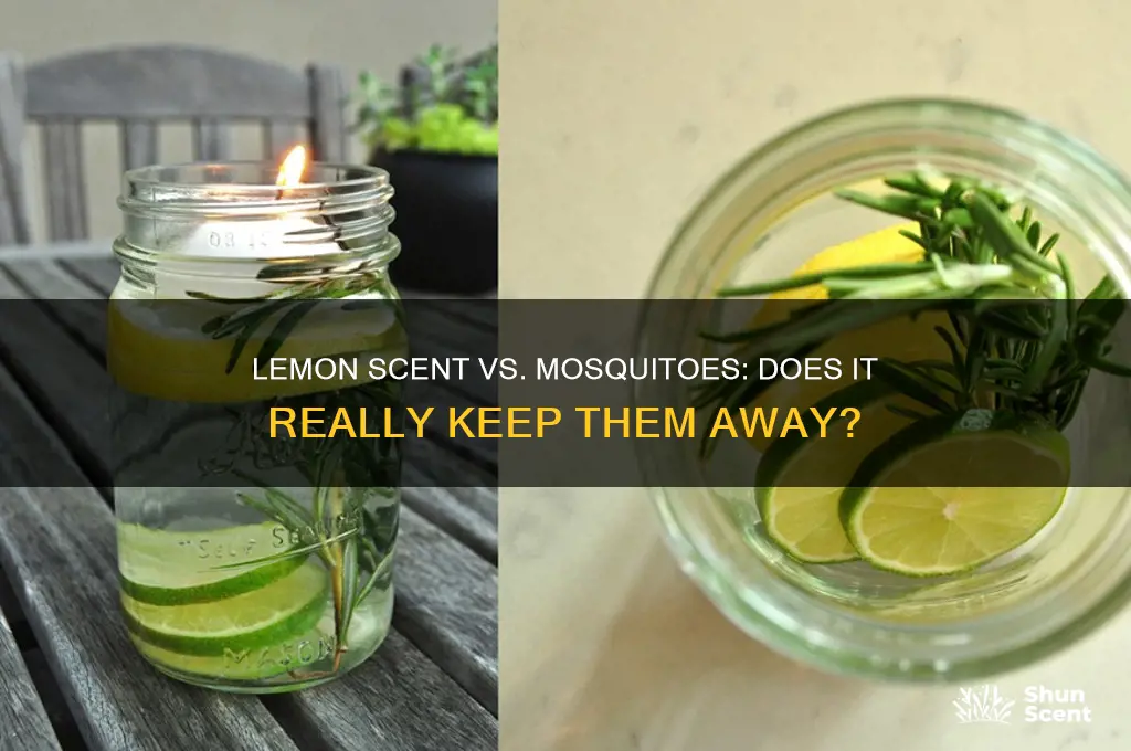 does lemon scent keep mosquitoes away
