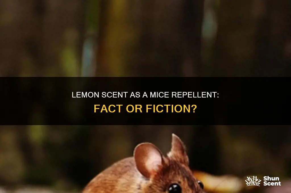 does lemon scent repel mice