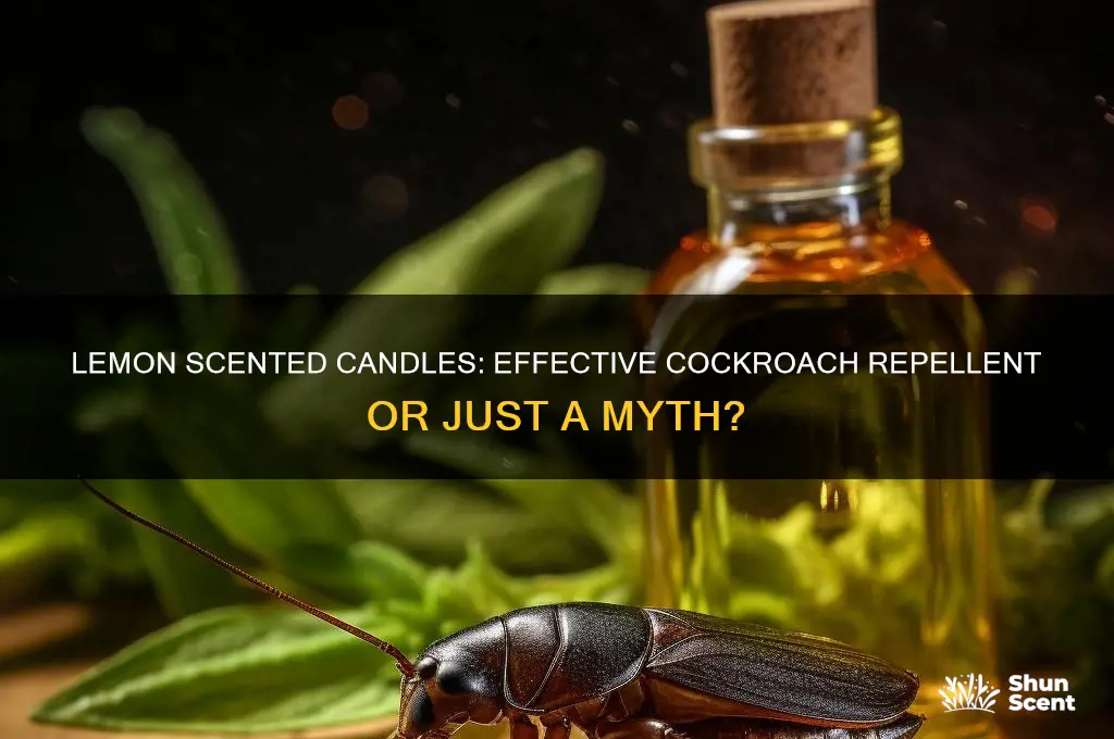 does lemon scented candles repel cockroaches
