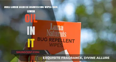 Do Lemon Scented Disinfecting Wipes Contain Real Lemon Oil?