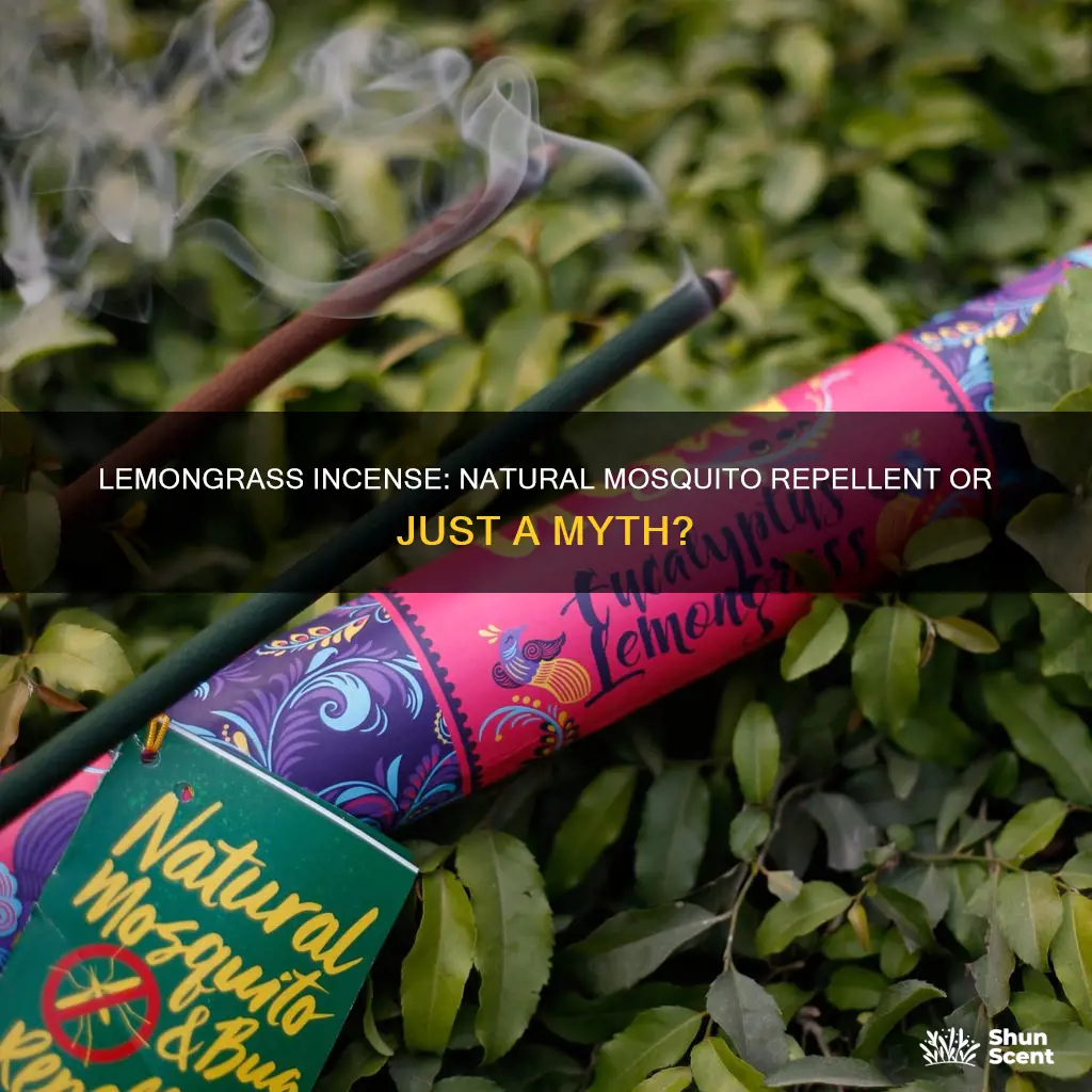 does lemongrass incense repel mosquitoes