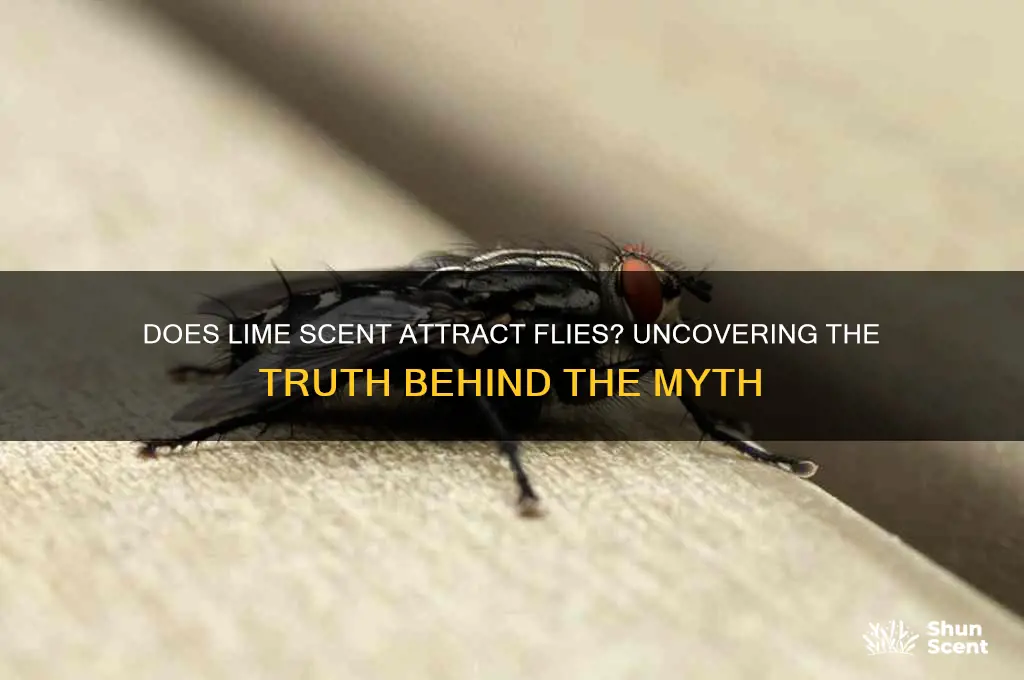does lime scent attract flies