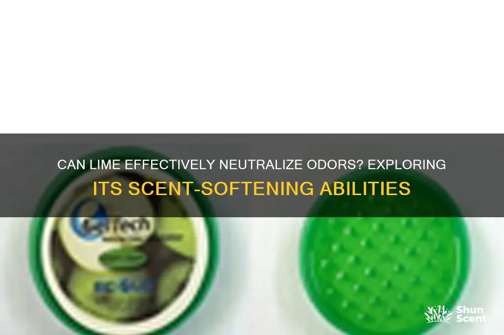 does lime soften the scent of stuff