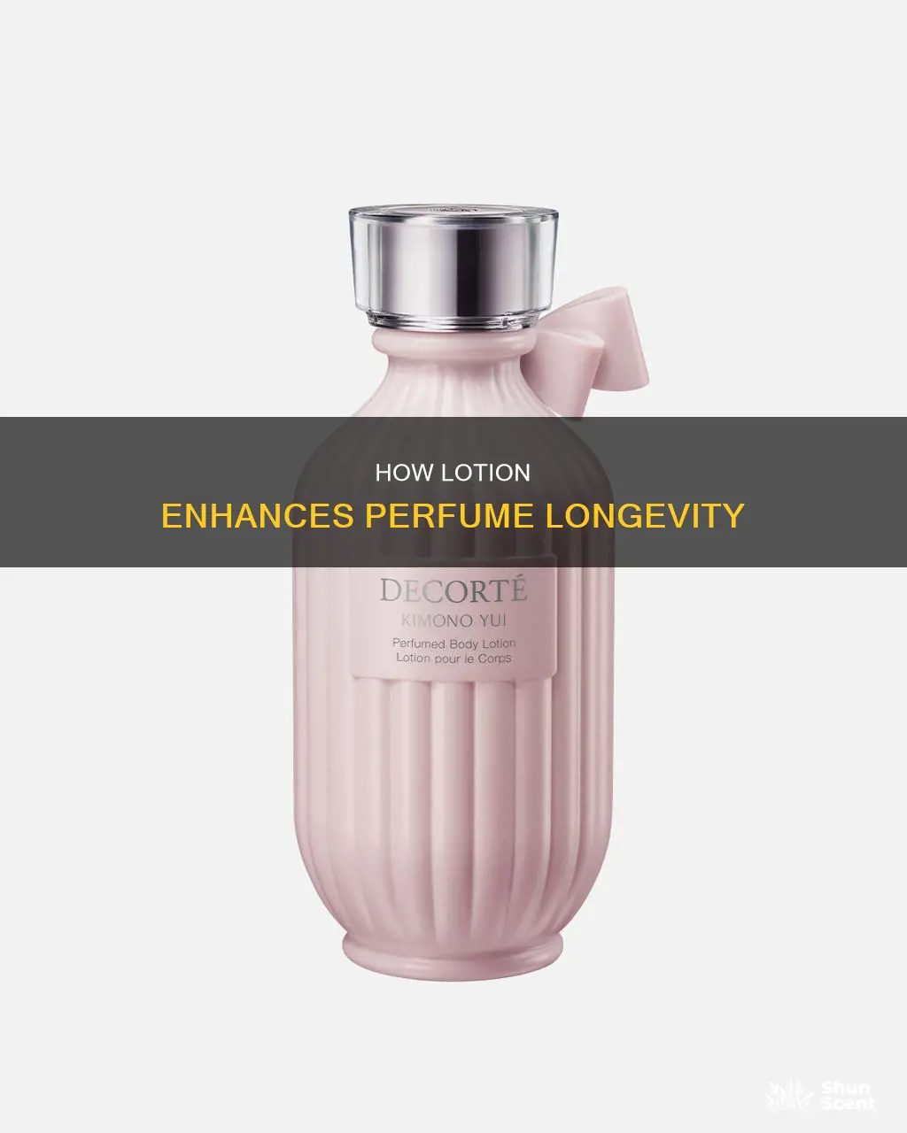 does lotion help perfume last longer