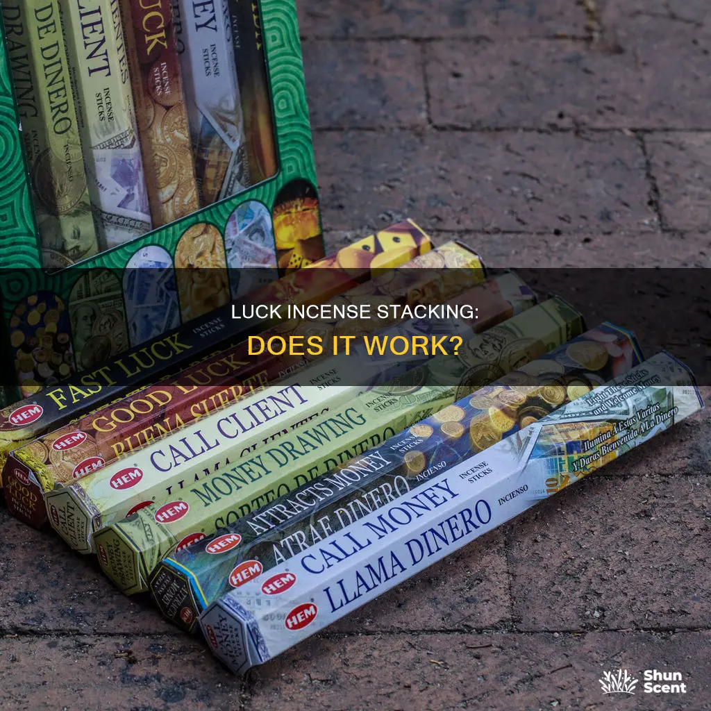 does luck incense stack