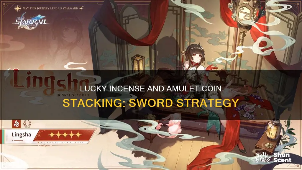 does lucky incense stack woth amulet coin swird