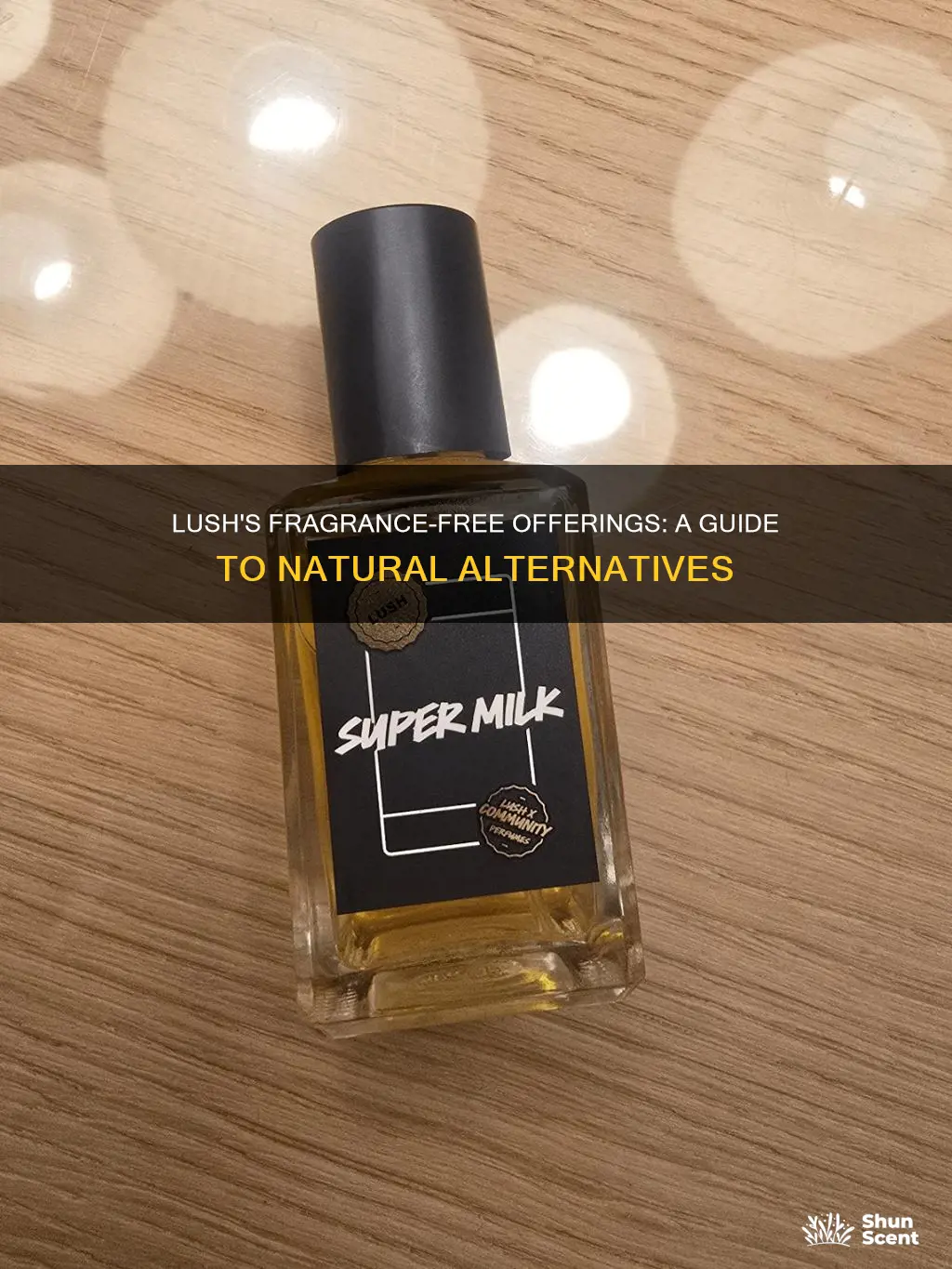 does lush have any fragrance free products