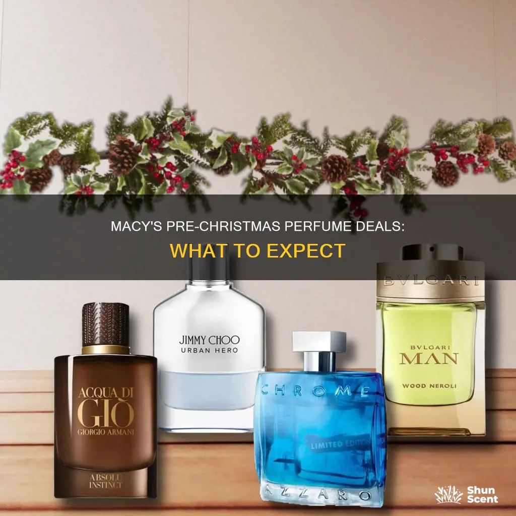 does macy do perfume deals prior to christmas
